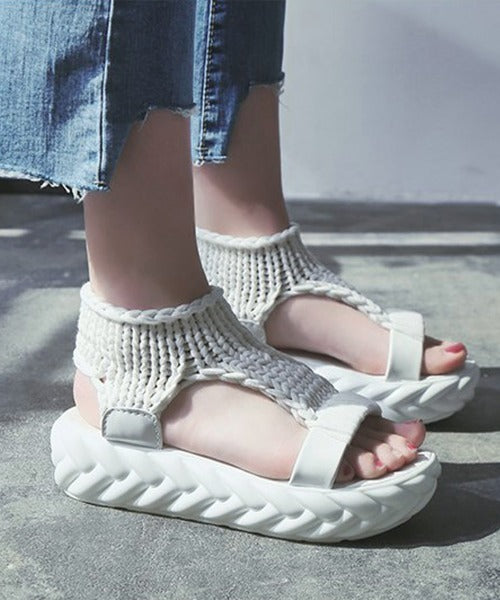 レディース サンダル サンダル レディース 厚底 メッシュ