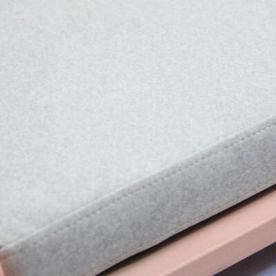 ドッグベッド マット付 Mサイズ ピンク 木製 天然塗料 アクアクリーンマット付